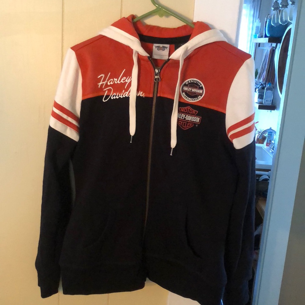 Harley zip hoodie. Awesome. Worn 2x